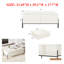 Table basse blanche avec rangement 