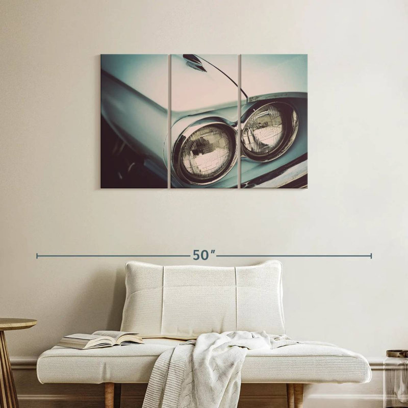 Mehar Old Car Vignette, 24" H x 38" W
