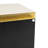 Shell Inlay Side Table With Metal Base, Modern End Table For Living Room/Bedroom/Guest Room-115047000