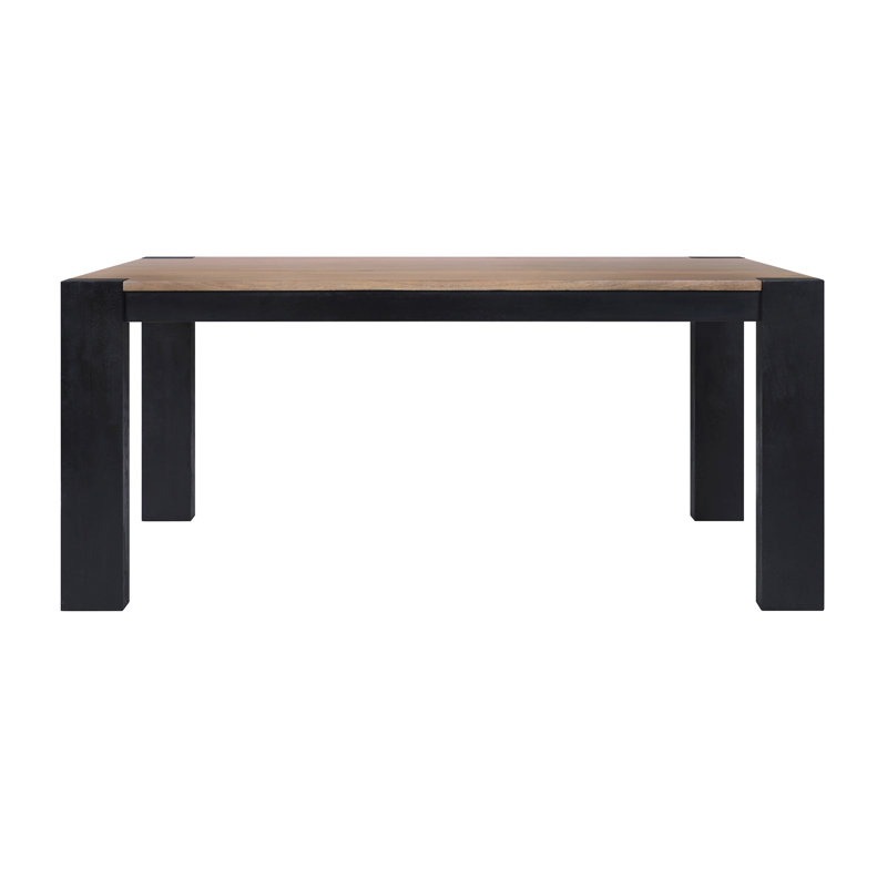 Caroyn Modern 2-Tone Solid Wood Dining Table