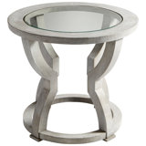 Pantheon Glass End Table