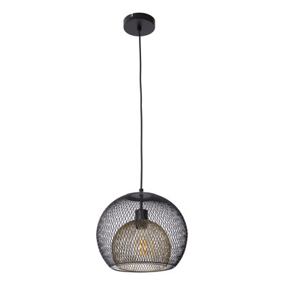 Anikan 1 - Light Matte Black Geometric Pendant