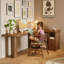 Bureau en L en bois massif-481808022