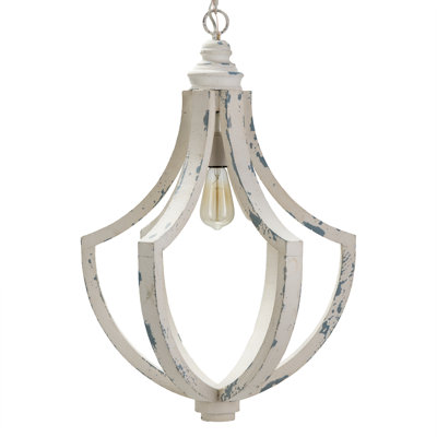Hillyard 1 - Light White Single Pendant