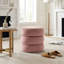 Repose-pieds moderne en velours avec rangement-1372082763