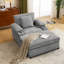 Chaise moderne surdimensionnée avec repose-pieds-1556340454