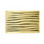 WAVE RECTANGLE KNOB; MUSEUM GOLD