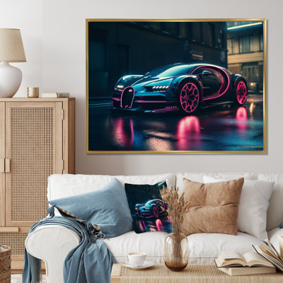 " Futuristic Bugatti Sports Car "