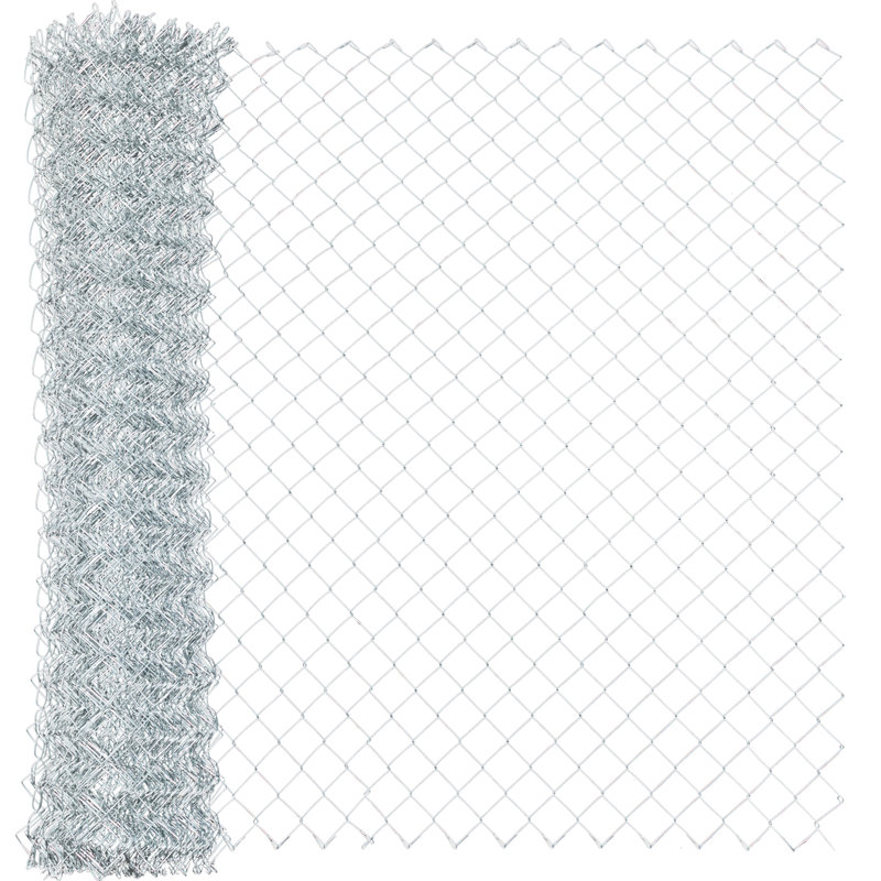 Clôture en acier galvanisé de 5,6 pi x 57 pi résistante à la corrosion et adaptée pour les fermes, Blanc