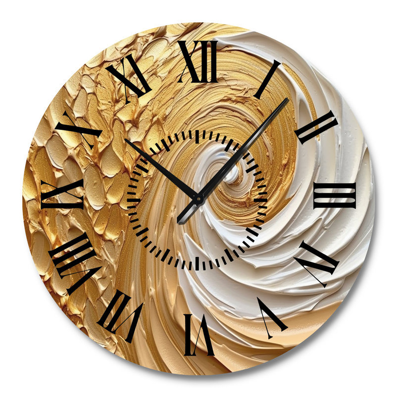 Horloge murale en or, Grand