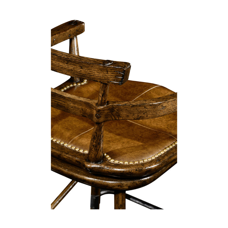 Sherwood Oak 30" Bar Stool, Distressed Oak