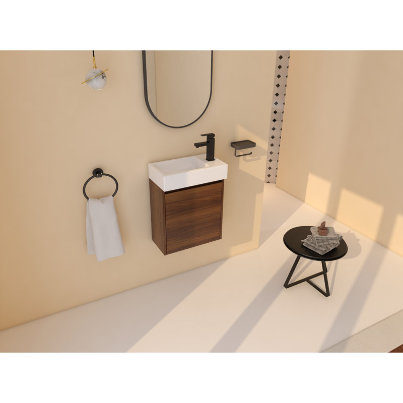 Ensemble de meuble-lavabo simple 18 po avec plateau Vonterry