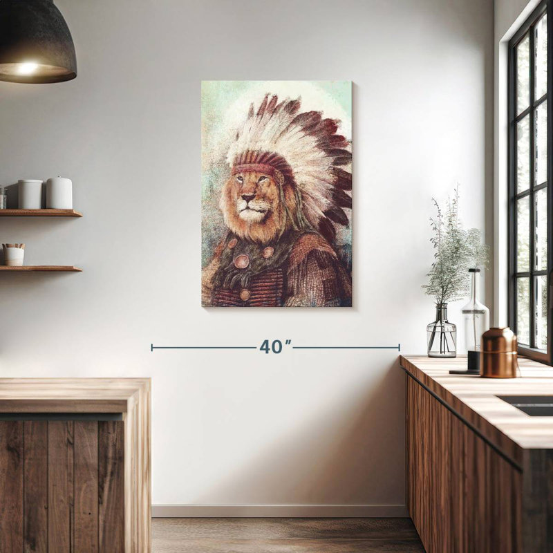 Ketti Chief I, 36" H x 24" W