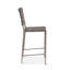 Lund 17" Counter Chair In Tobacco Buffalo Leather With Iron-620894982