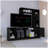 Entertainment Center for TV´s up 78", Double Door Cabinet, Storage Spaces, Six External Shelves, Black