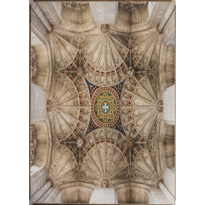Tapis de la surface brune en laine touffeté à la main Baumgartner