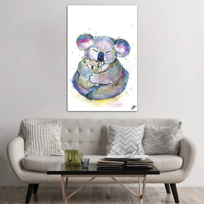 Décoration murale Kuddly Koalas, pour enfants, Toile tendue, H 48 po x l 32 po x P 1,5 po