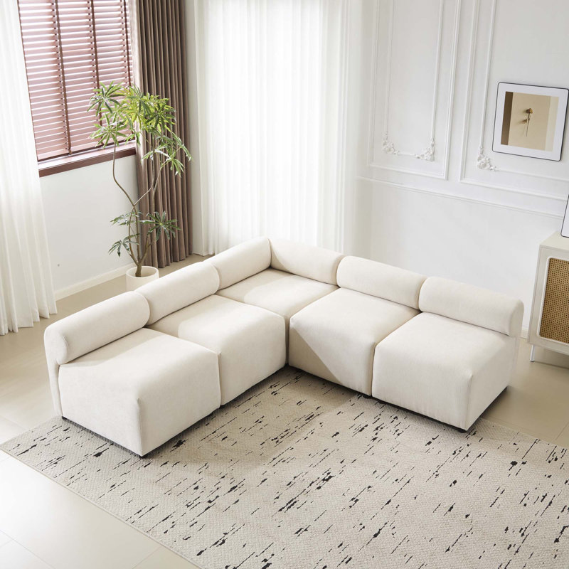 Canapé modulaire en L