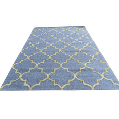 Tapis bleu Iverson