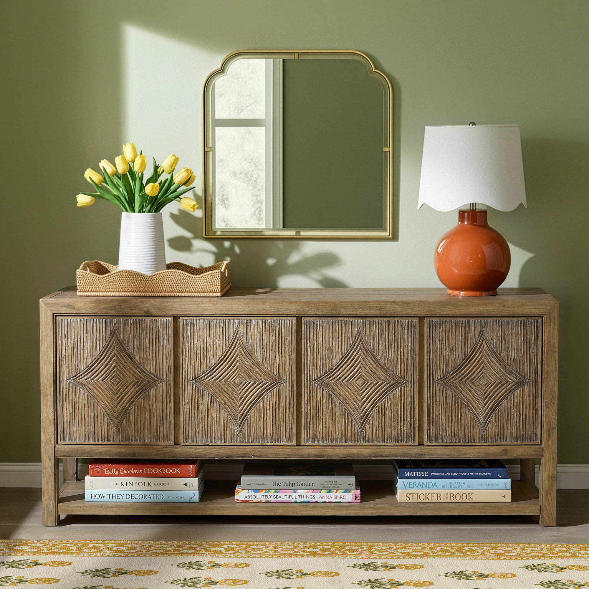 MacGowan 80'' Media Console, Brown