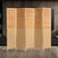 6 Ft. Tall Louvered Beadboard Room Divider White 6 Panel-676208308-676208307