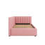 Lit de jour simple tapissier avec 2 tiroirs-393093912