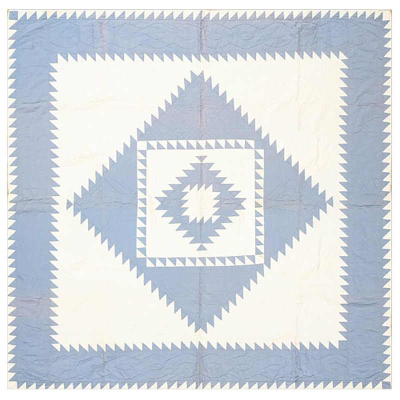 Antique Quilt America Ivory 1935 Rug