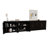 60"W Vintage Sideboard Cabinet With Adjustable Shelves And 4 Doors Set Of 2-1078867524