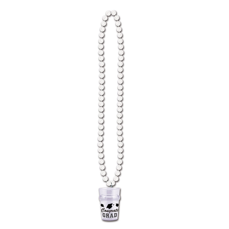 Perles avec verre Grad - 33 po / 2 oz - paquet de 12, Doré