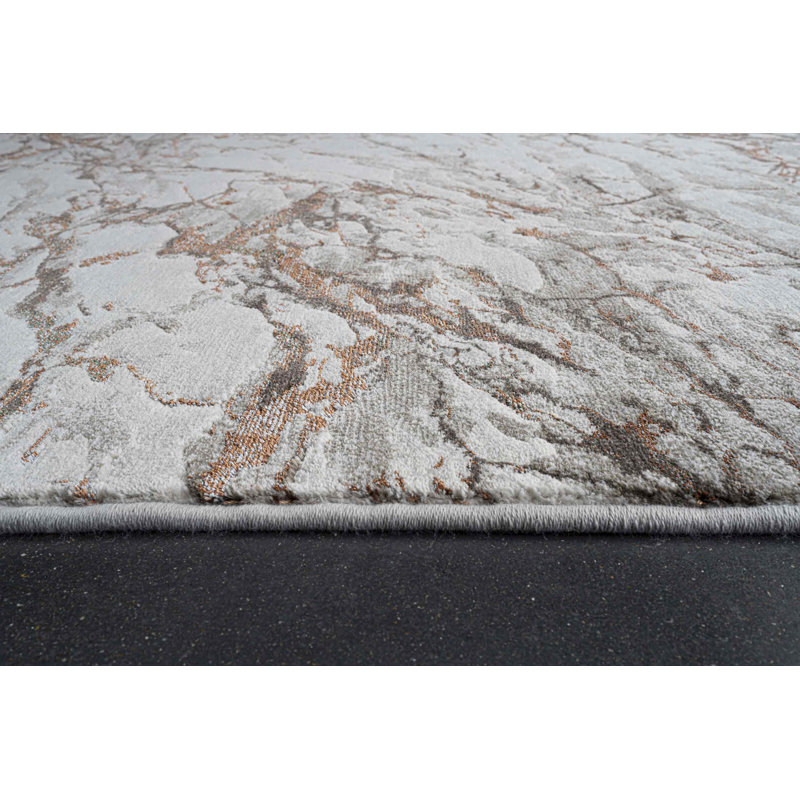 Scholten Machine Woven Grey Indoor Rug, Rectangle 80cm x 150cm