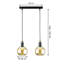 - Light Matte Black Pendant-317394064