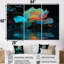 Ramet - ensemble d'art mural pivoine-108462907-108462909