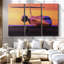 Impression sur toile Parked Business Plane-98978441