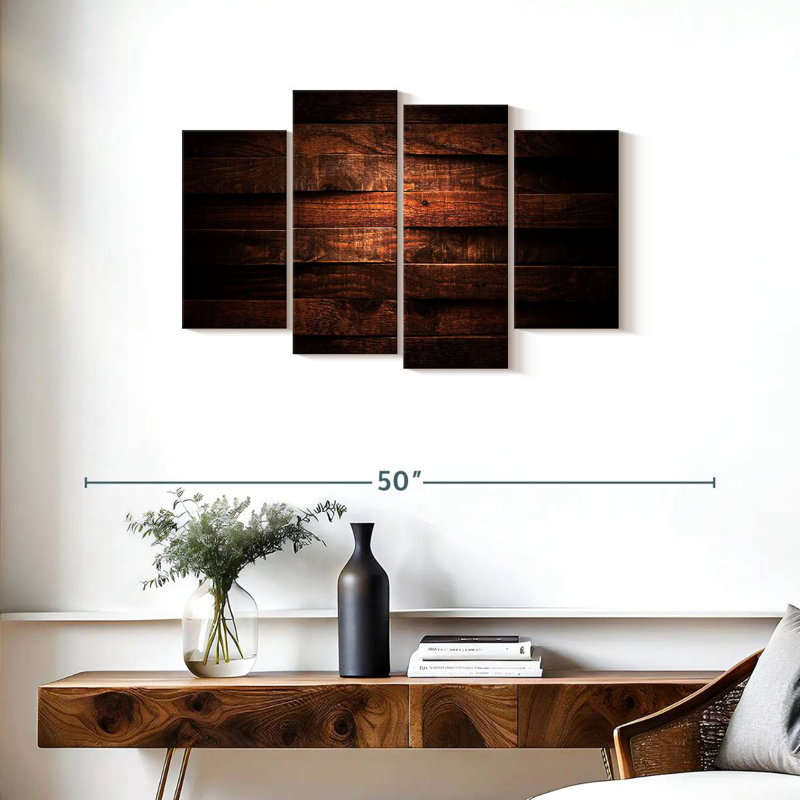 Rustic Wood Stack, 22" H x 36" W