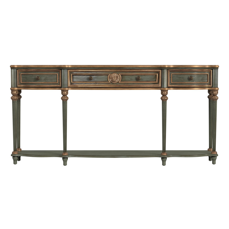 Peyton Console Table, Pastel Green