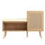 Banc 21 chaussures avec style et base stable pour un rangement pratique