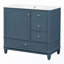 Meuble-lavabo autoportant avec lavabo et rangement
