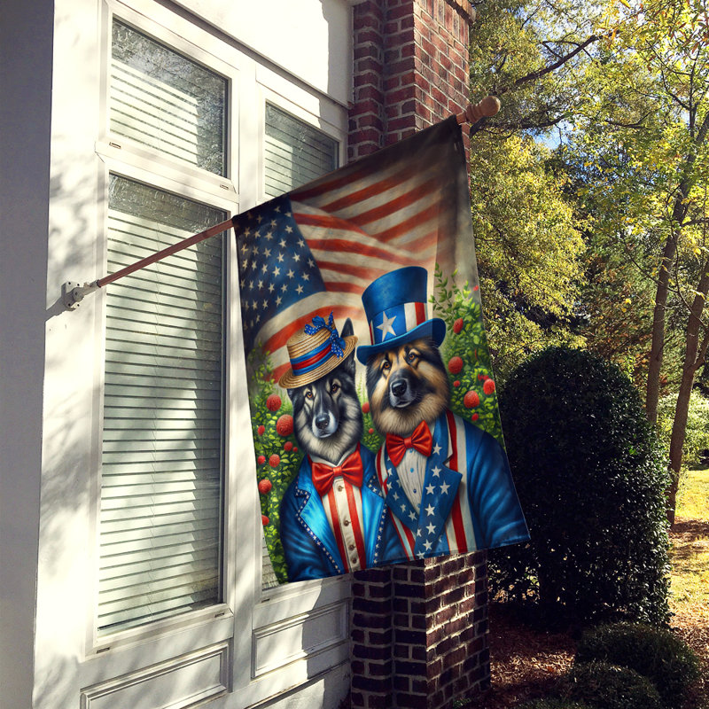 Drapeau «All American House», Elkhound norvégien