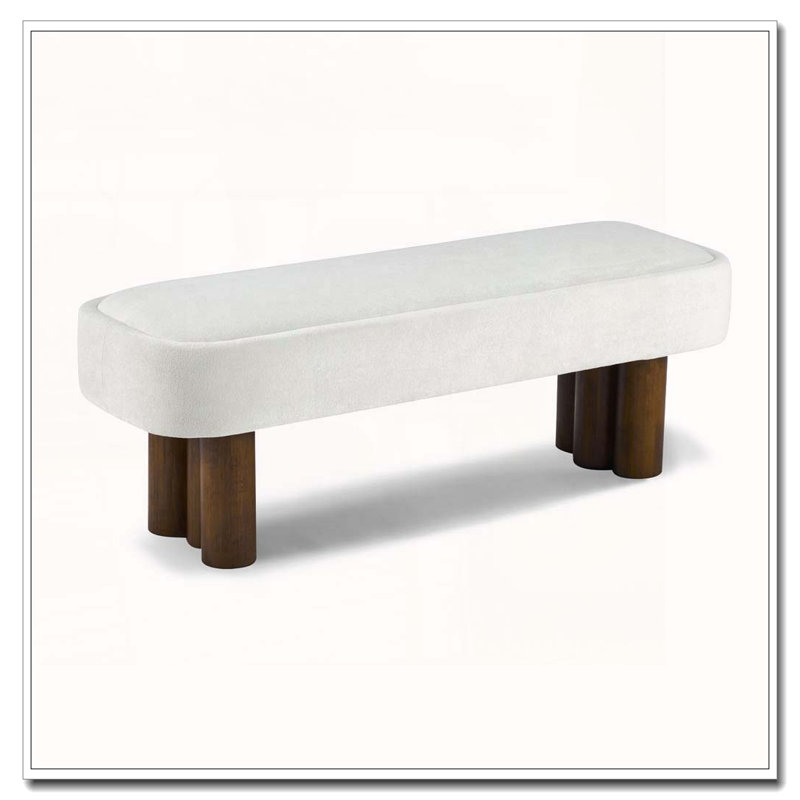 Banc rembourré 51,57 L, Beige