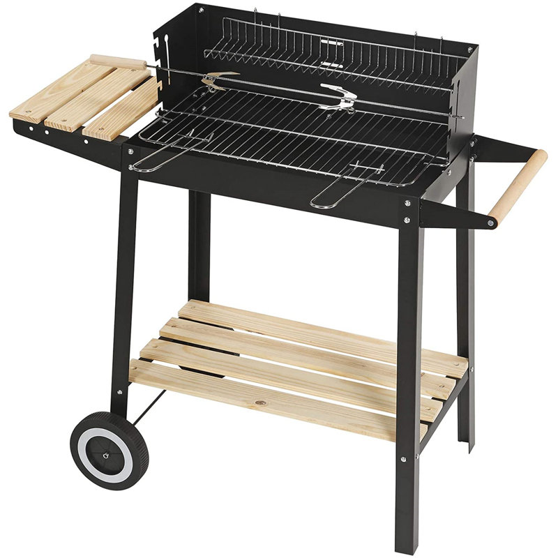 Dakota Fields Barrone 86.5cm W Charcoal Grill