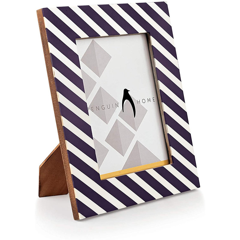 Bevelled Picture Frame, 26.5cm H x 21.8cm W x 26.8cm  D, Magenta