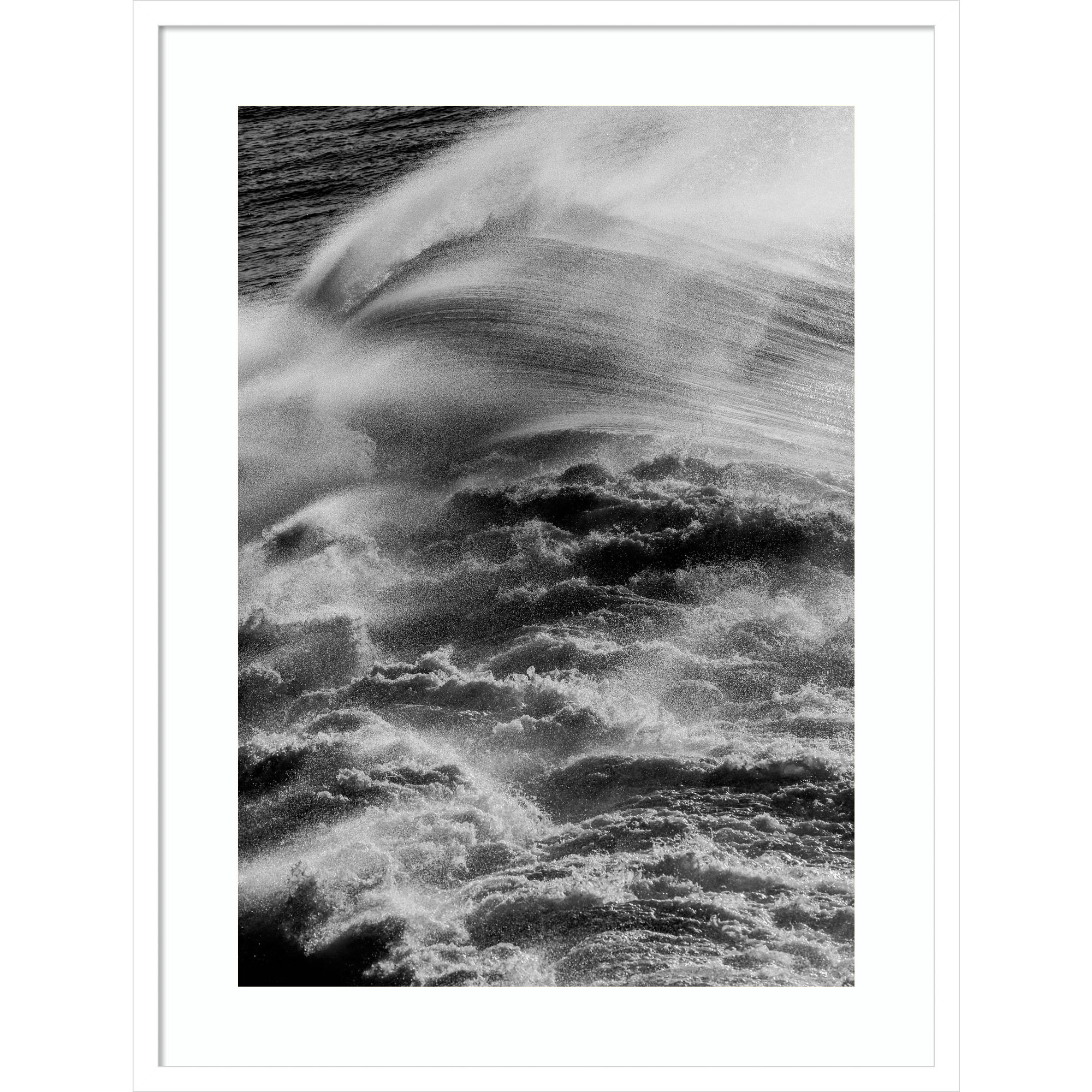Sea Offerings by Shot by Clint Wood Framed Wall Art Print, 33" H x 25" W, White