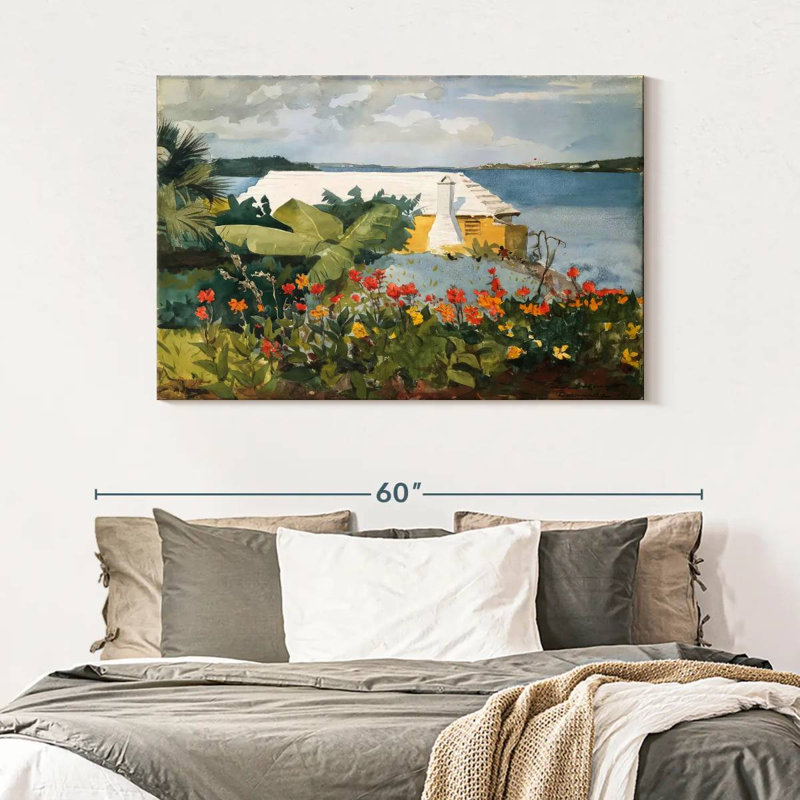 Gillard Flower Garden And Bungalow - Bermudes, H 32 po x l 48 po