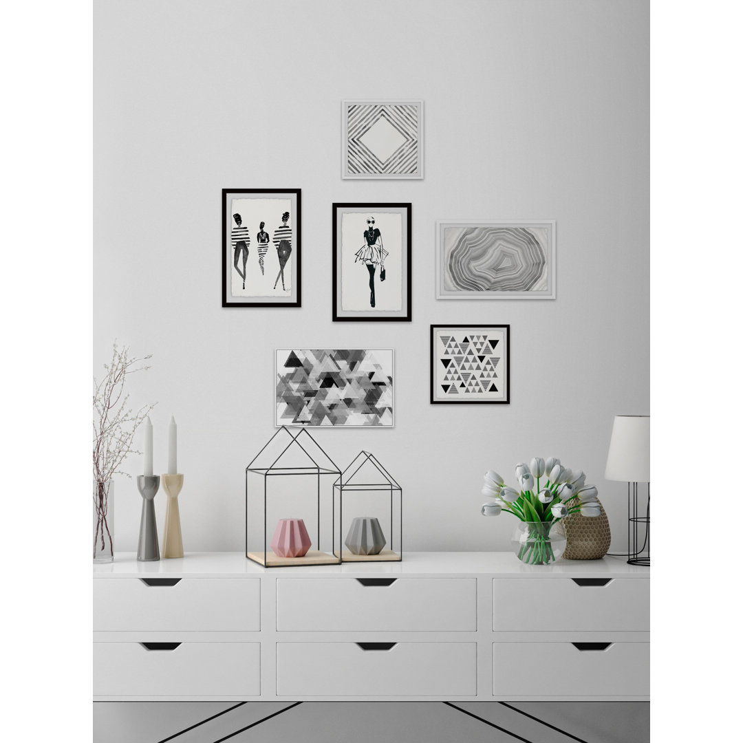 Adana 'Designer Edges' Hexaptych Wrought Studio™