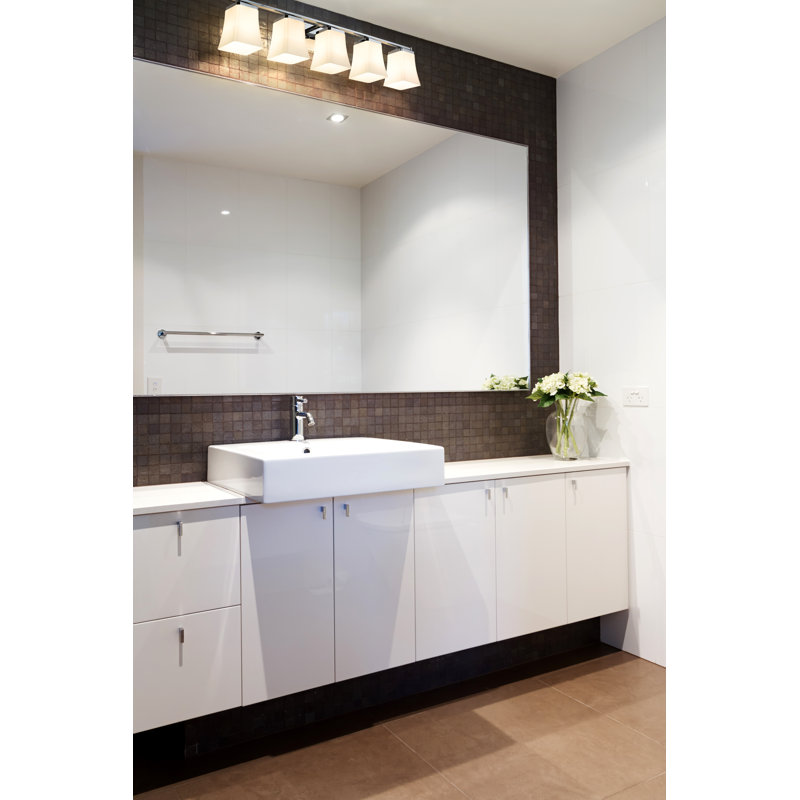 Rohrersville 5 - Light Dimmable Vanity Light, Chrome