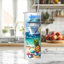 Gobelet personnalisé avec couvercle et paille en acier inoxydable 20 oz