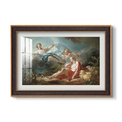 Diane et Endymion, vers 1753-1756 - Jean-Honoré Fragonard - Estampe encadrée sur mesure