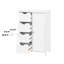 Armoire de rangement blanche pour salle de bain
