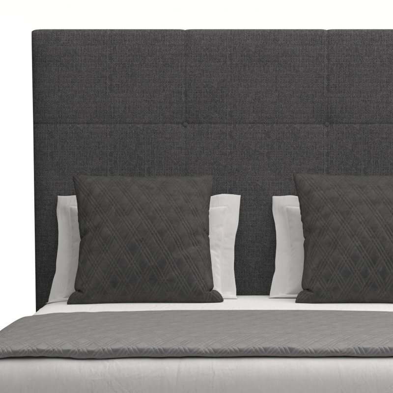 Dezyah Upholstered Standard Bed, Charcoal Revolution®, King