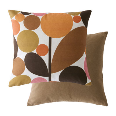 BUBBLE FLOWER SIENNA 45X45CM CUSHION